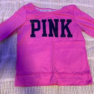 pink/victorias secret, pink sweatshirt